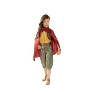 4-6 Disney's Raya and the Last Dragon Warrior Adventure Outfit Costume w Cape